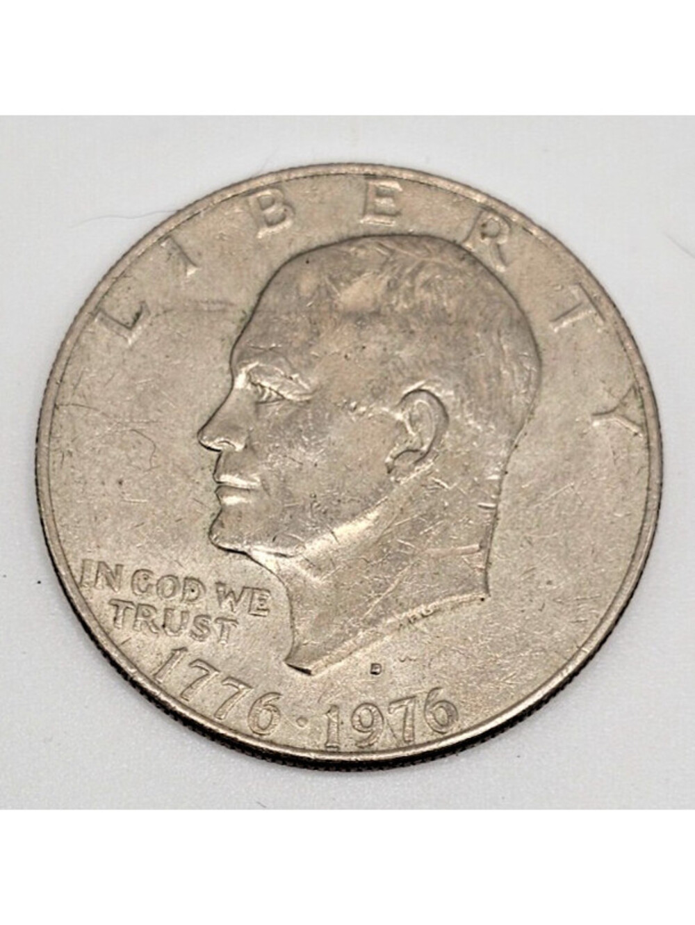 1776-1976 D Eisenhower Bicentennial Dollar Clad Denver Mint $1 Coin